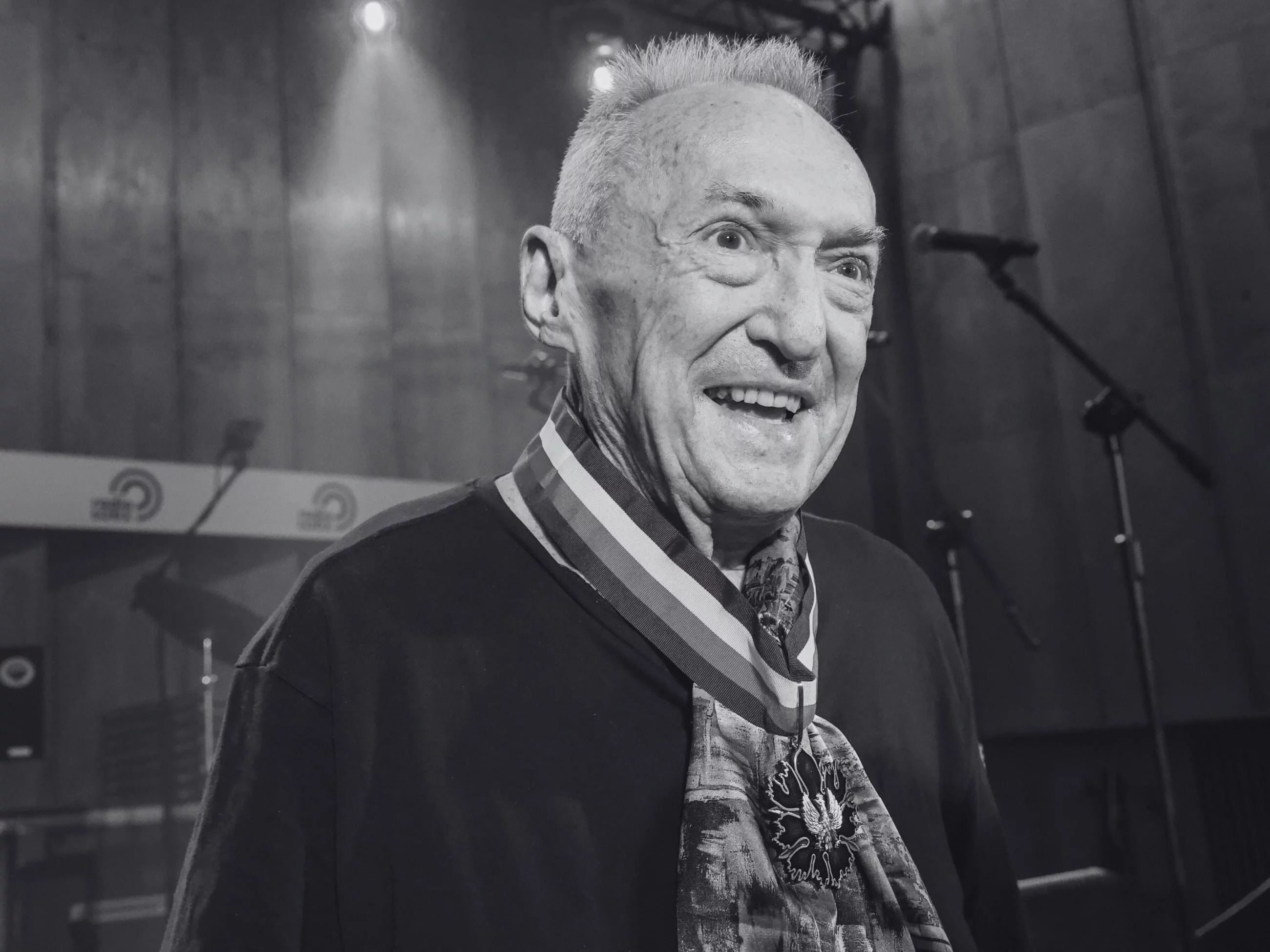 Na zdjęciu archiwalnym z dnia 04.09.2024. jazzman Michał Urbaniak. Muzyk zmarł w wieku 82 lat