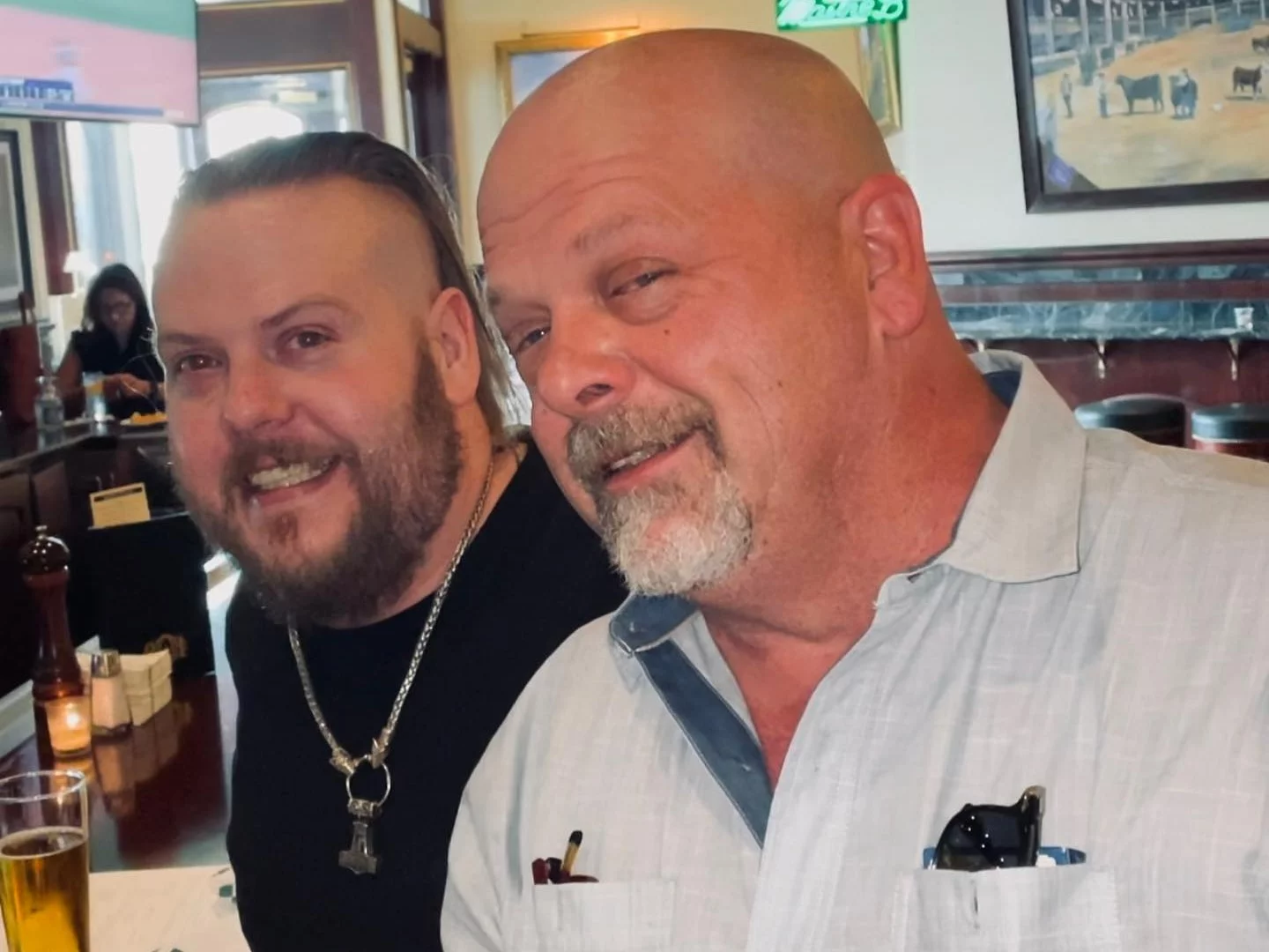 Rick Harrison i jego syn Adam