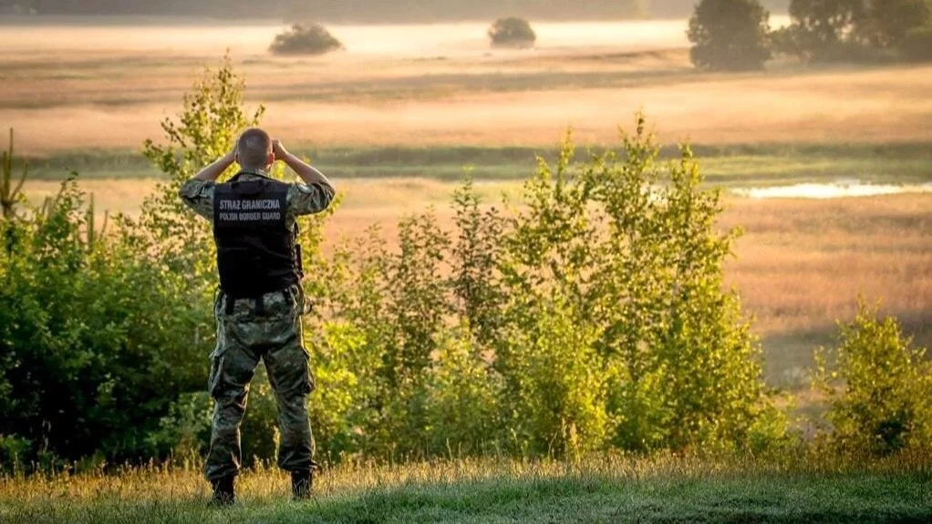 Patrol przy granicy polsko-białoruskiej