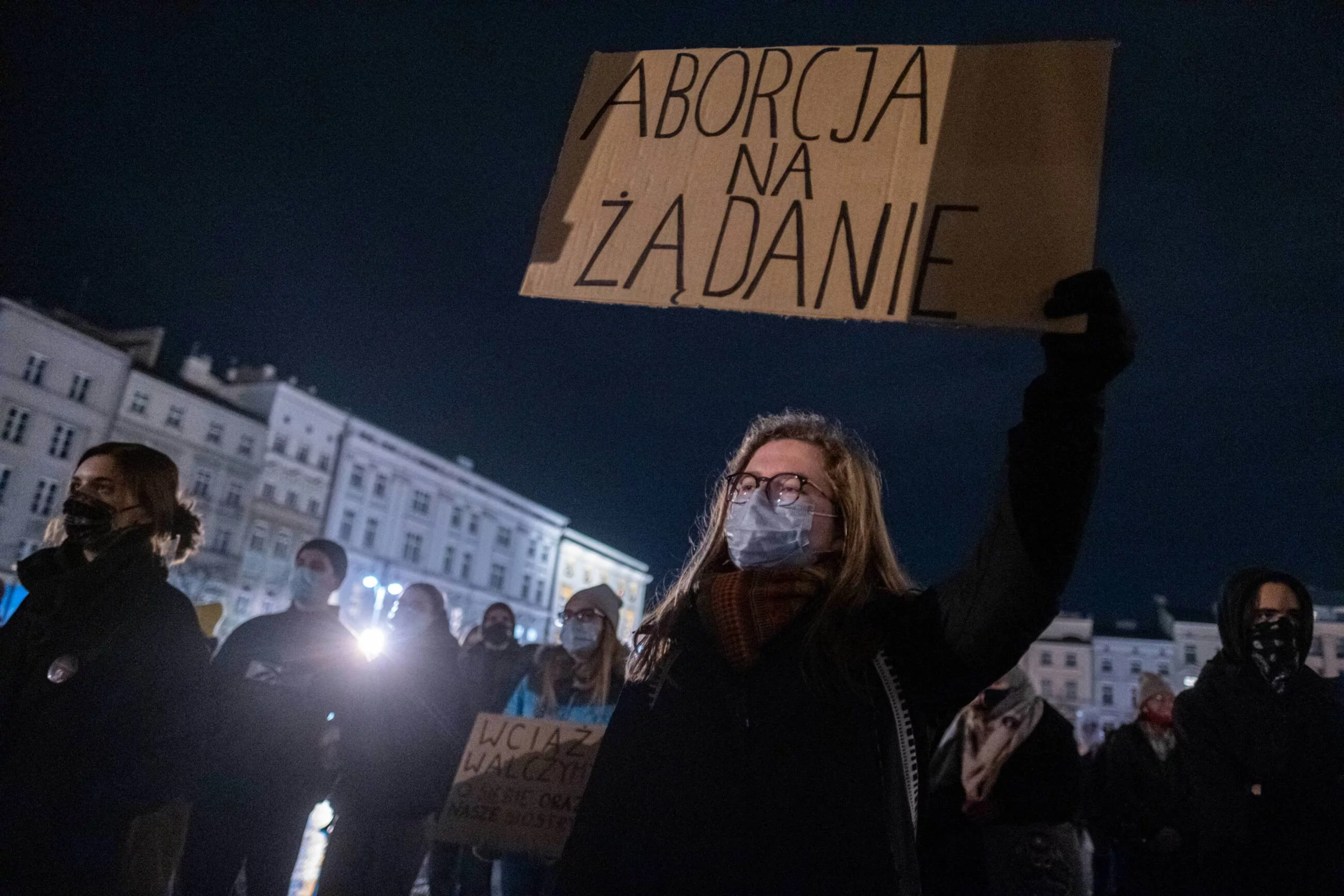 Protest przeciwko projektowi ustawy o zakazie aborcji, Kraków