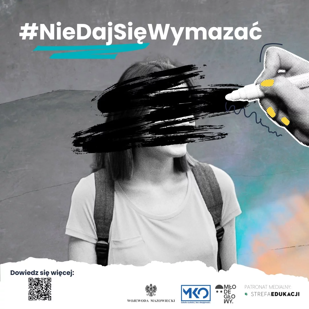 Plakat kampanii #NieDajSięWymazać