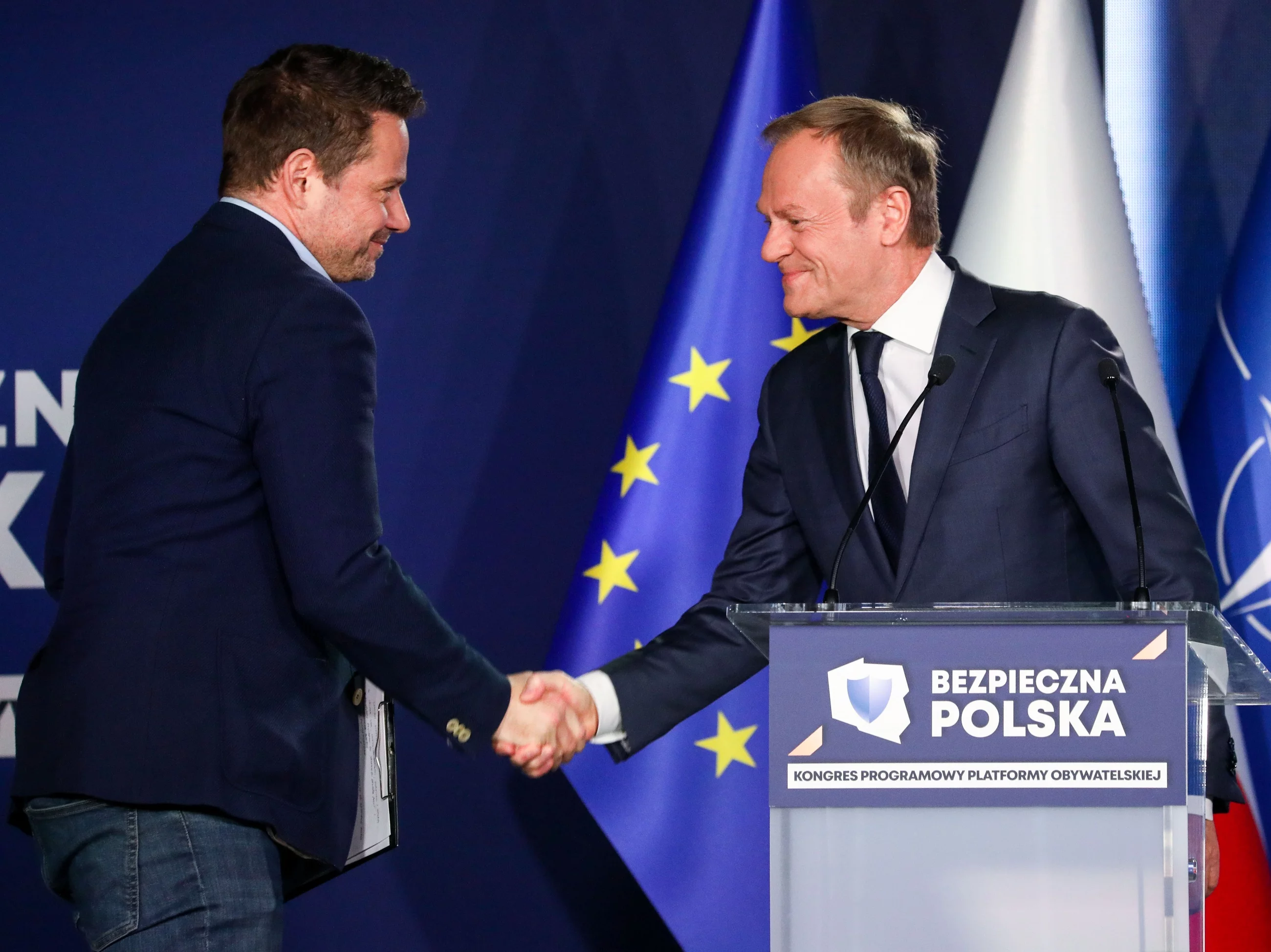 Rafał Trzaskowski i Donald Tusk