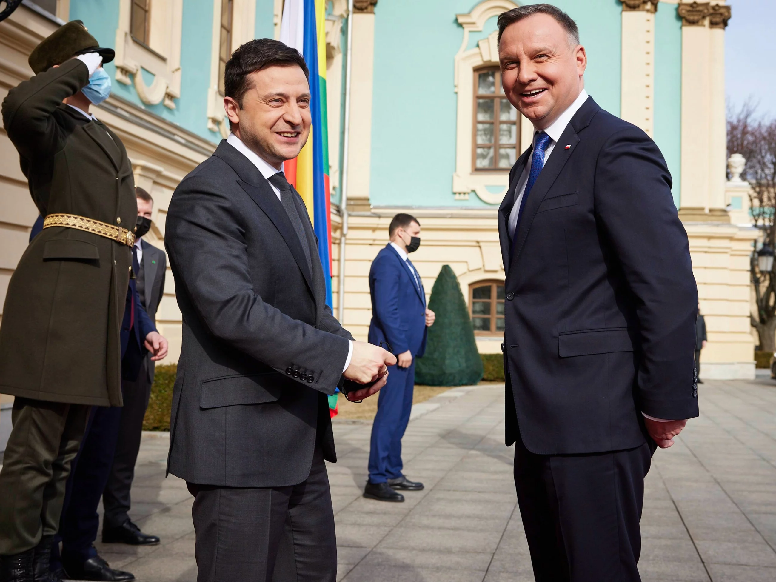 Andrzej Duda i Wołodymyr Zełenski, jeszcze przed wojną