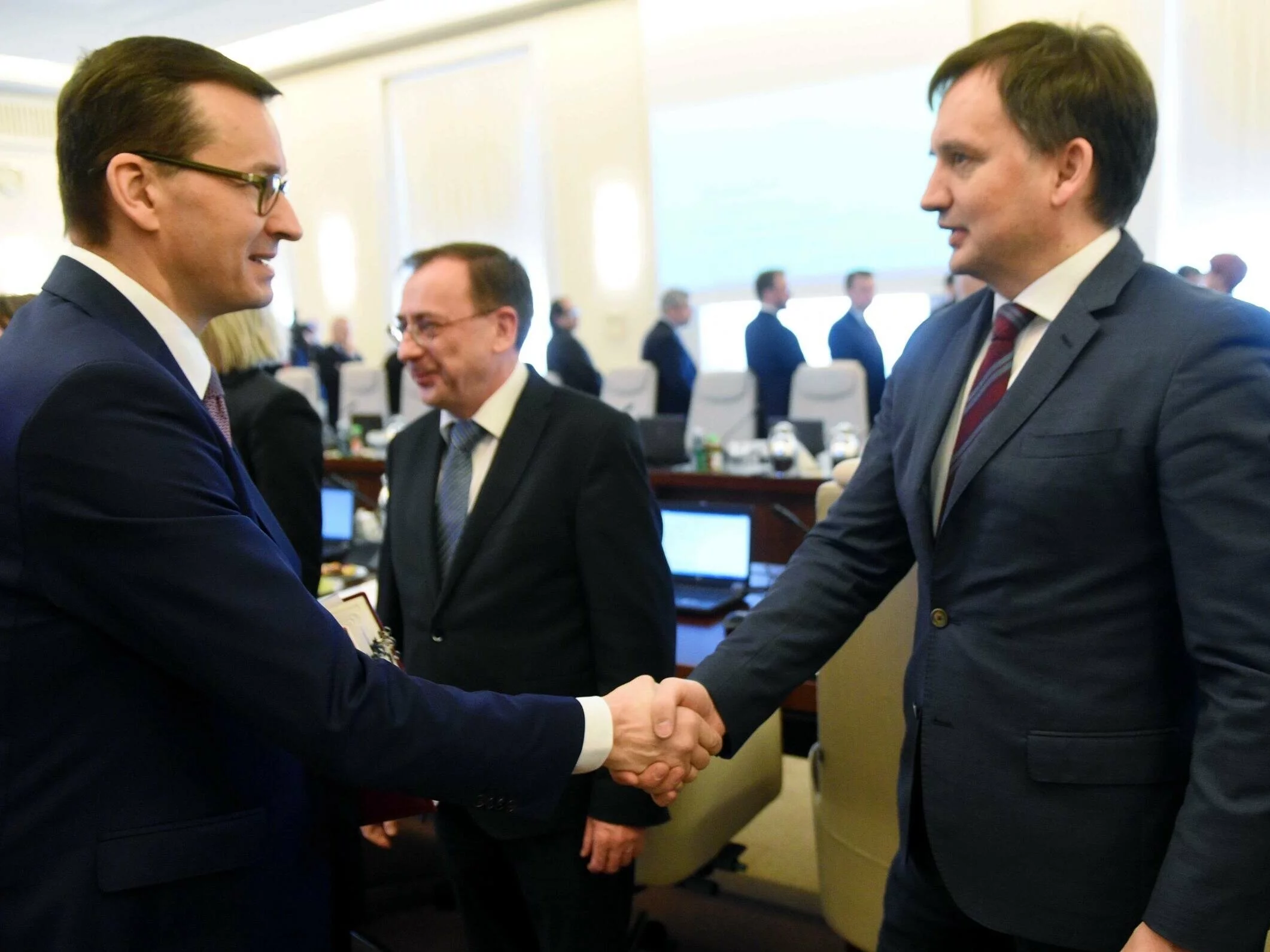 Mateusz Morawiecki i Zbigniew Ziobro