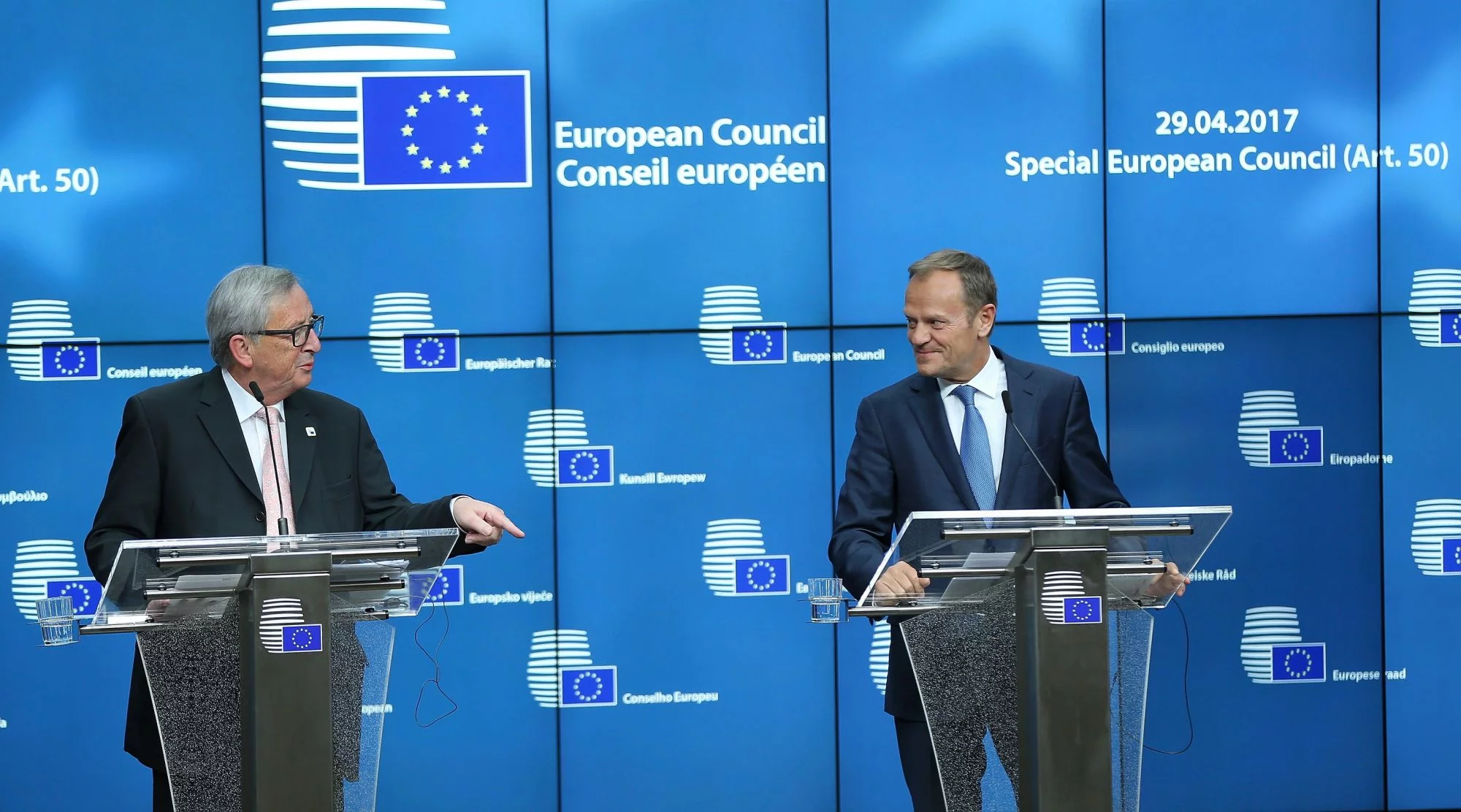 Jean-Claude Juncker i Donald Tusk