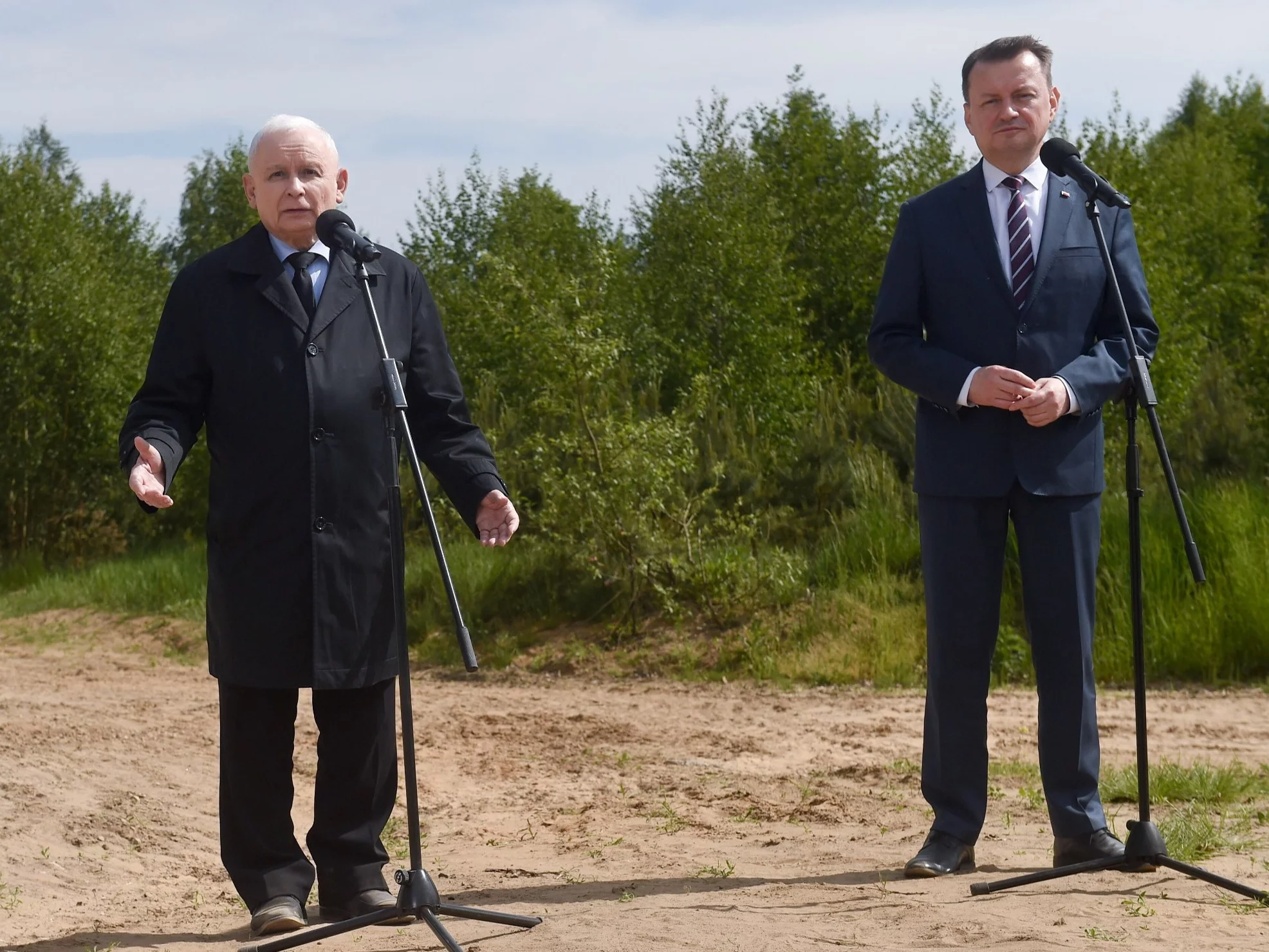 Jarosław Kaczyński i Mariusz Błaszczak