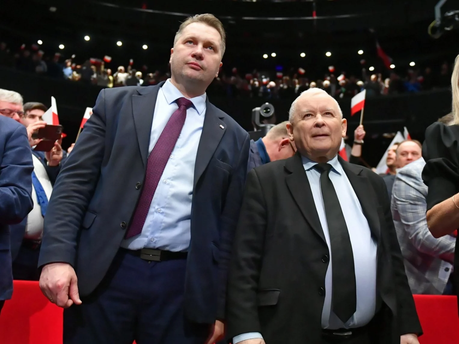 Jarosław Kaczyński i Przemysław Czarnek