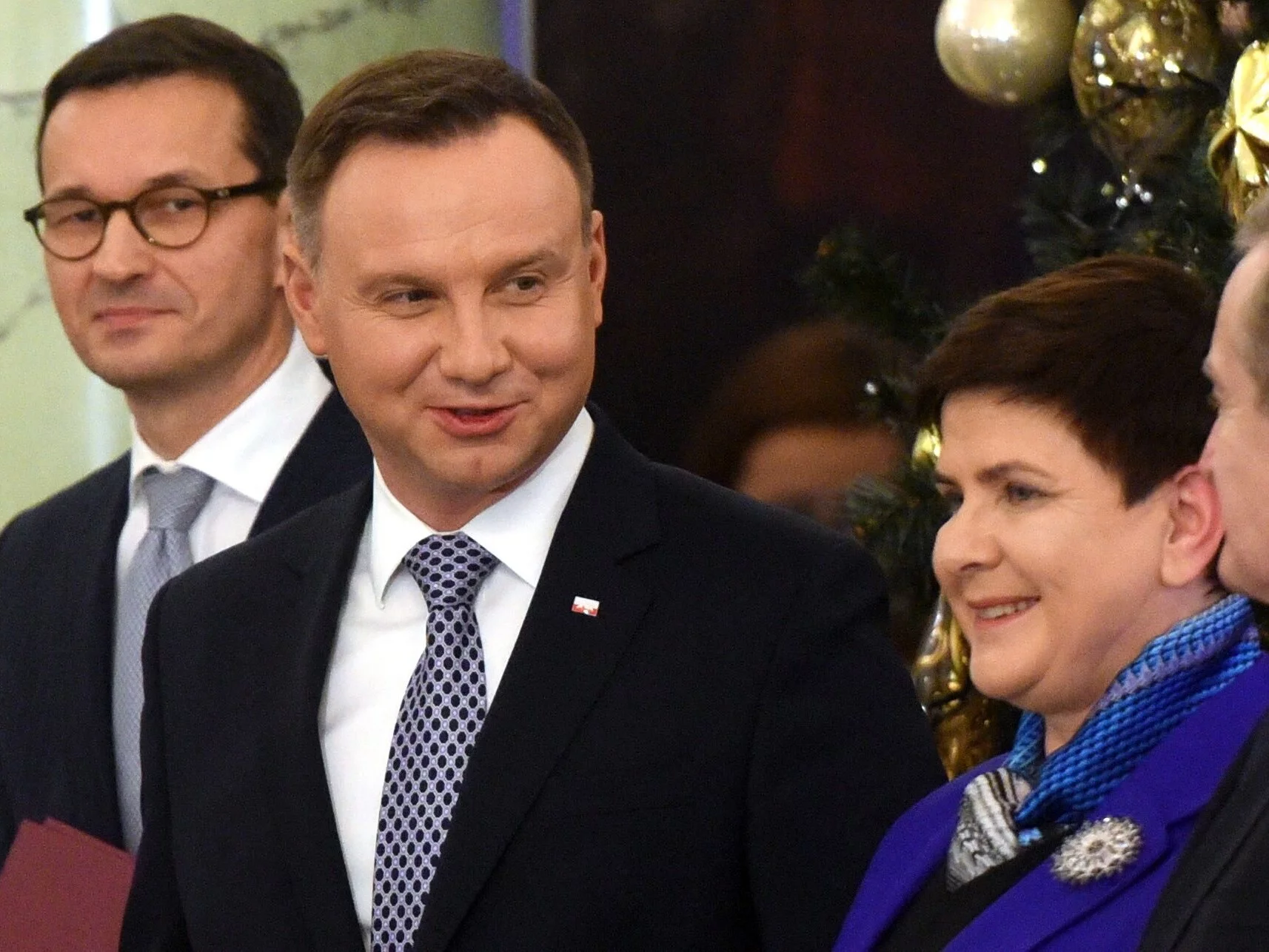 Mateusz Morawiecki, Andrzej Duda i Beata Szydło