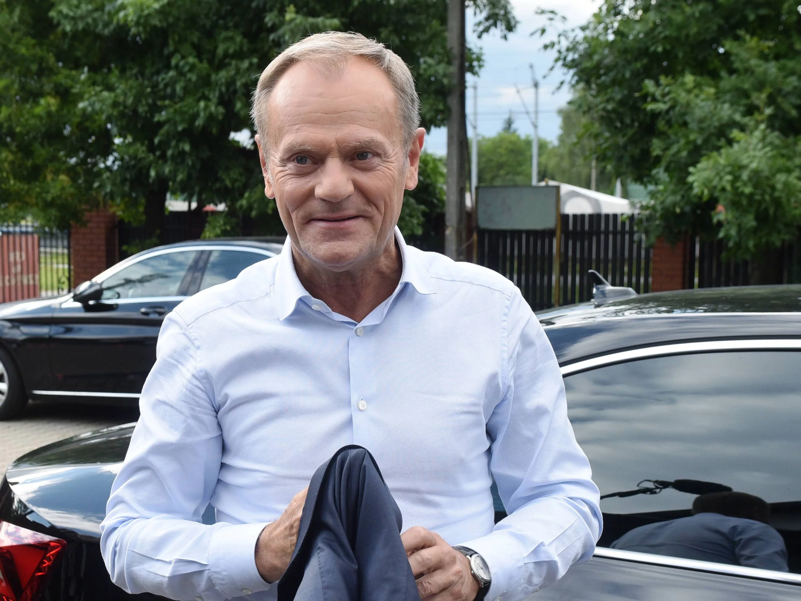 Donald Tusk, szef PO