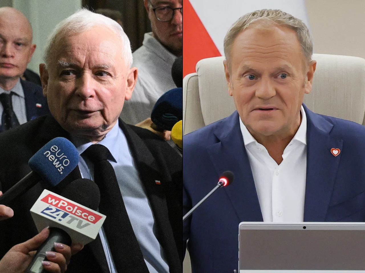 Jarosław Kaczyński i Donald Tusk