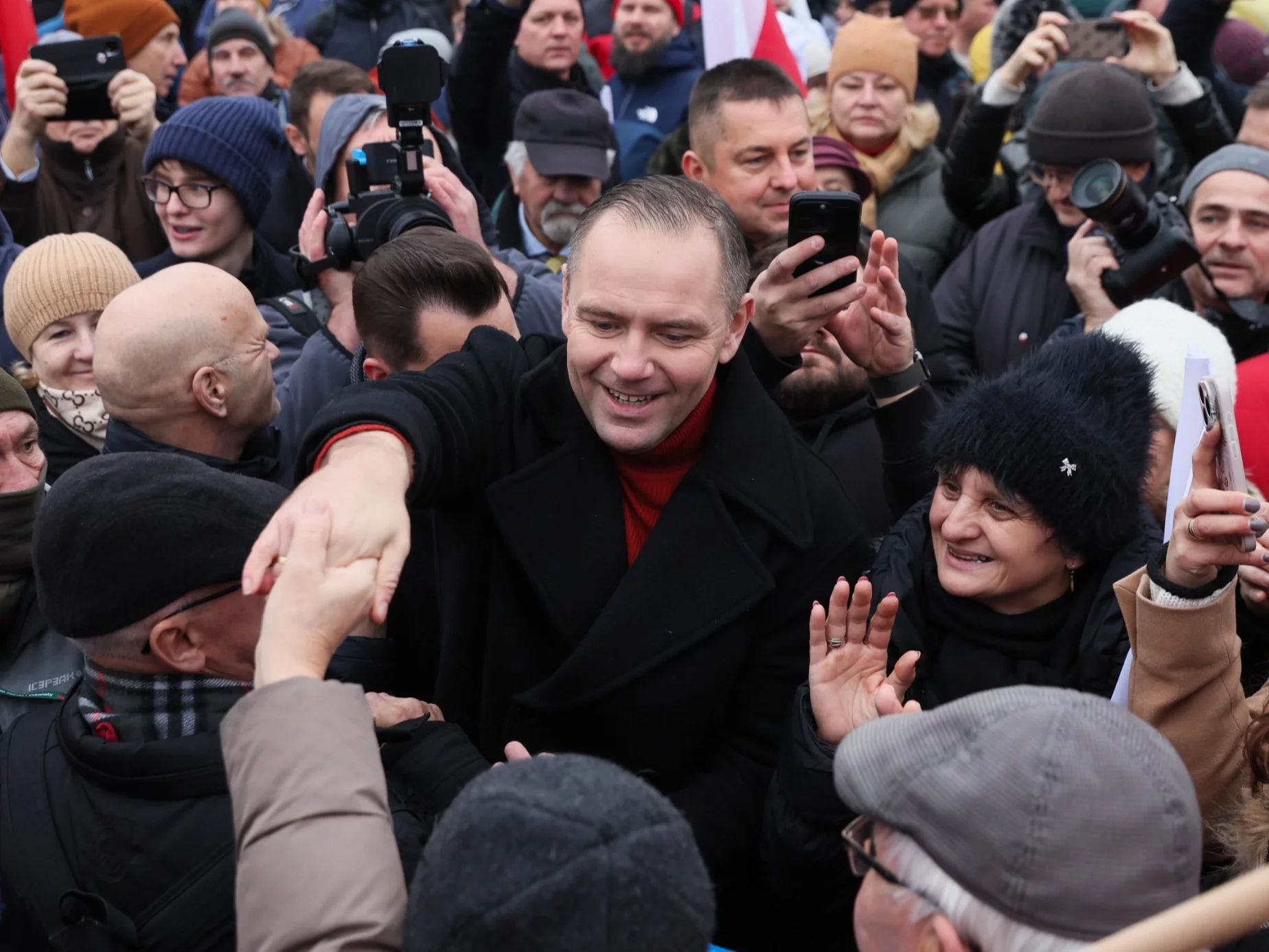 Karol Nawrocki a manifestacji po hasłem „TAK dla edukacji! NIE dla deprawacji!”