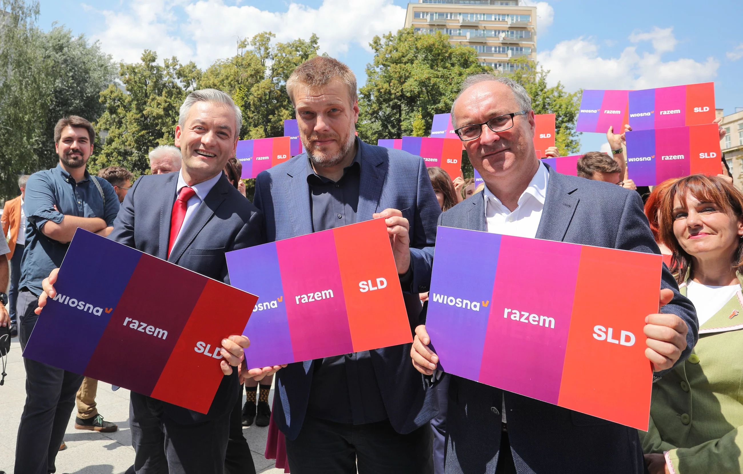 Robert Biedroń, Adrian Zandberg, Włodzimierz Czarzasty