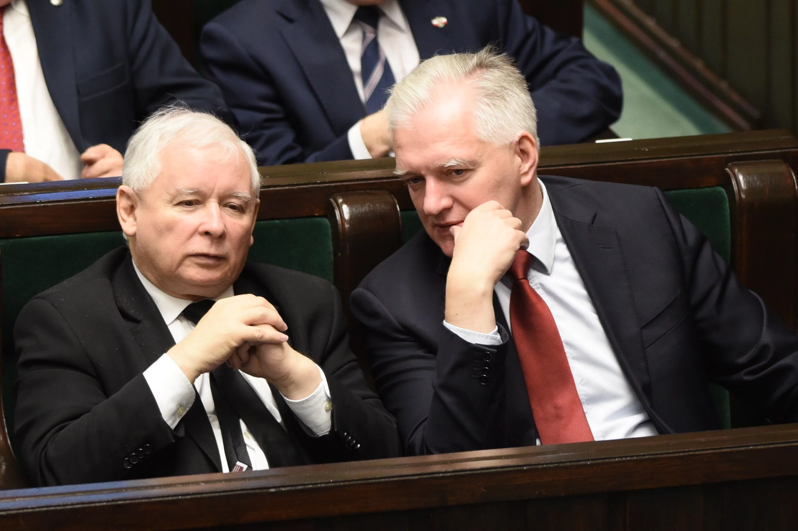 Jarosław Kaczyński i Jarosław Gowin