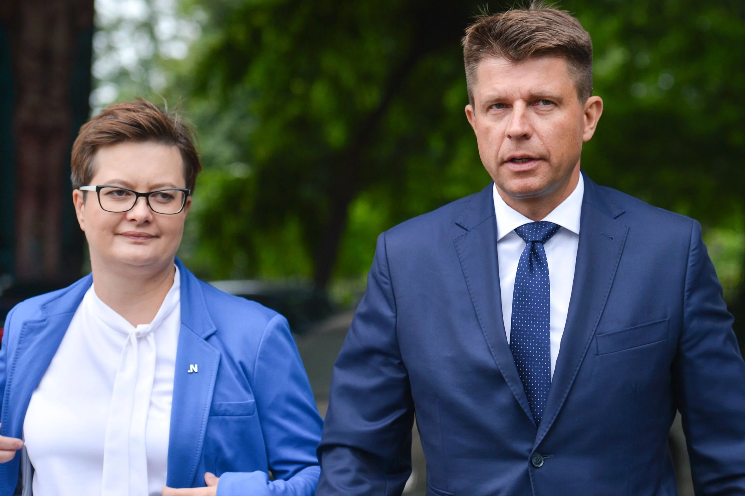 Katarzyna Lubnauer i Ryszard Petru