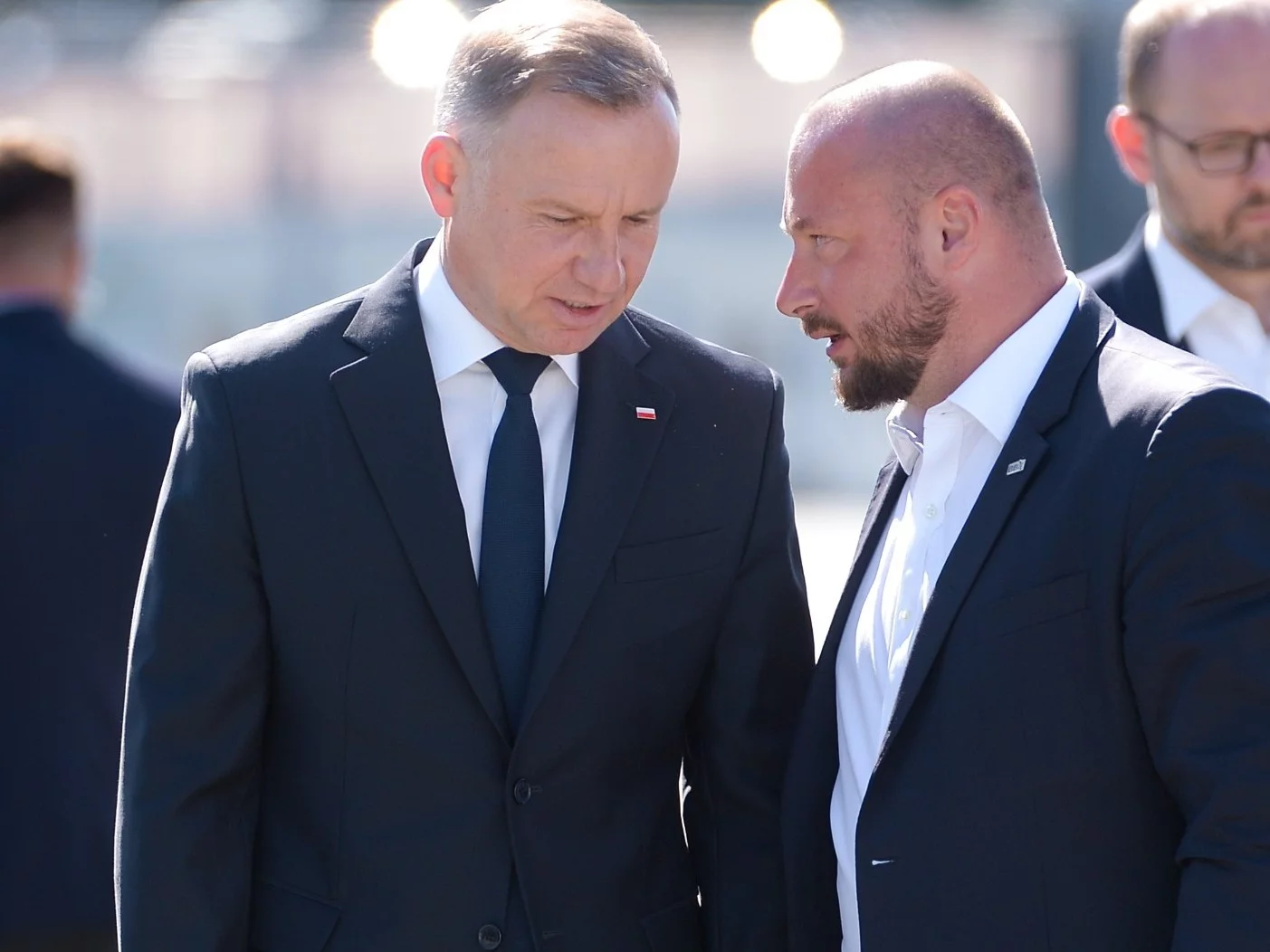 Prezydent Andrzej Duda i szef BBN Jacek Siewiera