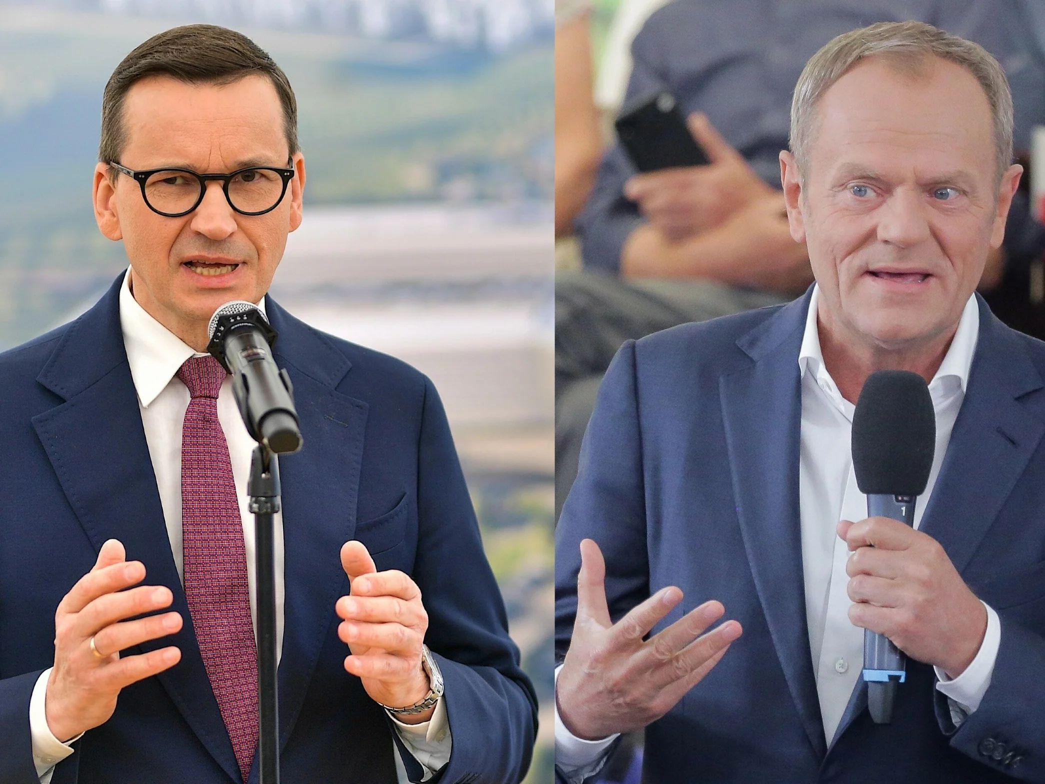 Mateusz Morawiecki i Donald Tusk