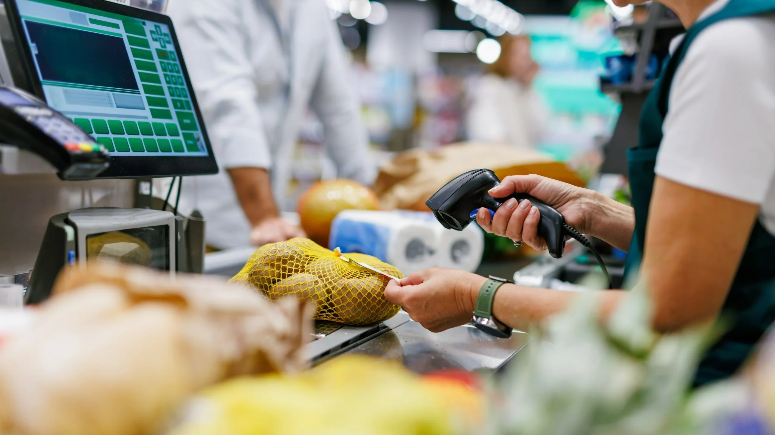 Skanowanie produktów przy kasie
