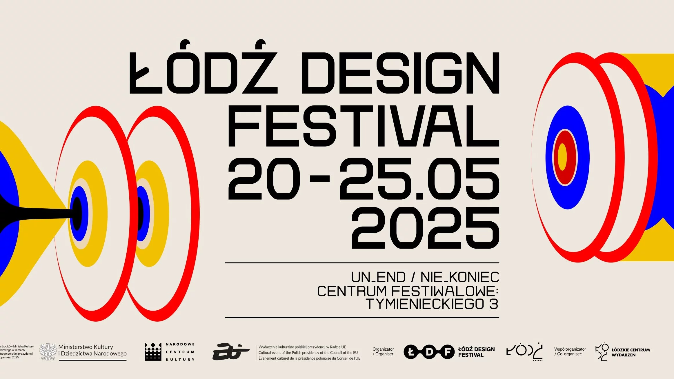 Łódź Design Festival_plakat promujący wydarzenie