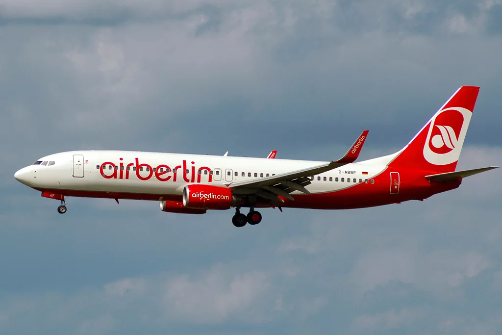 Boeing 737-800 należący do Air Berlin