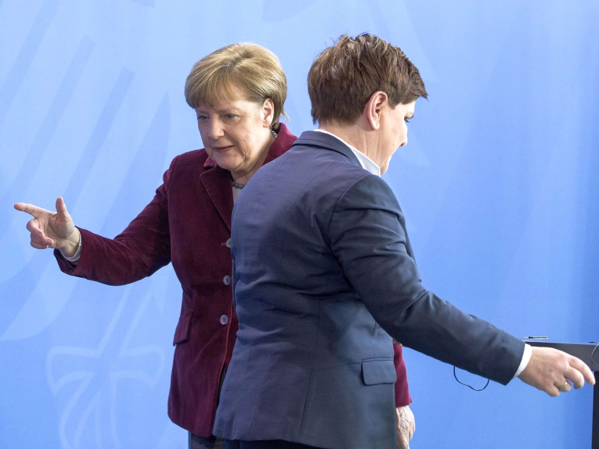 Beata Szydło i Angela Merkel