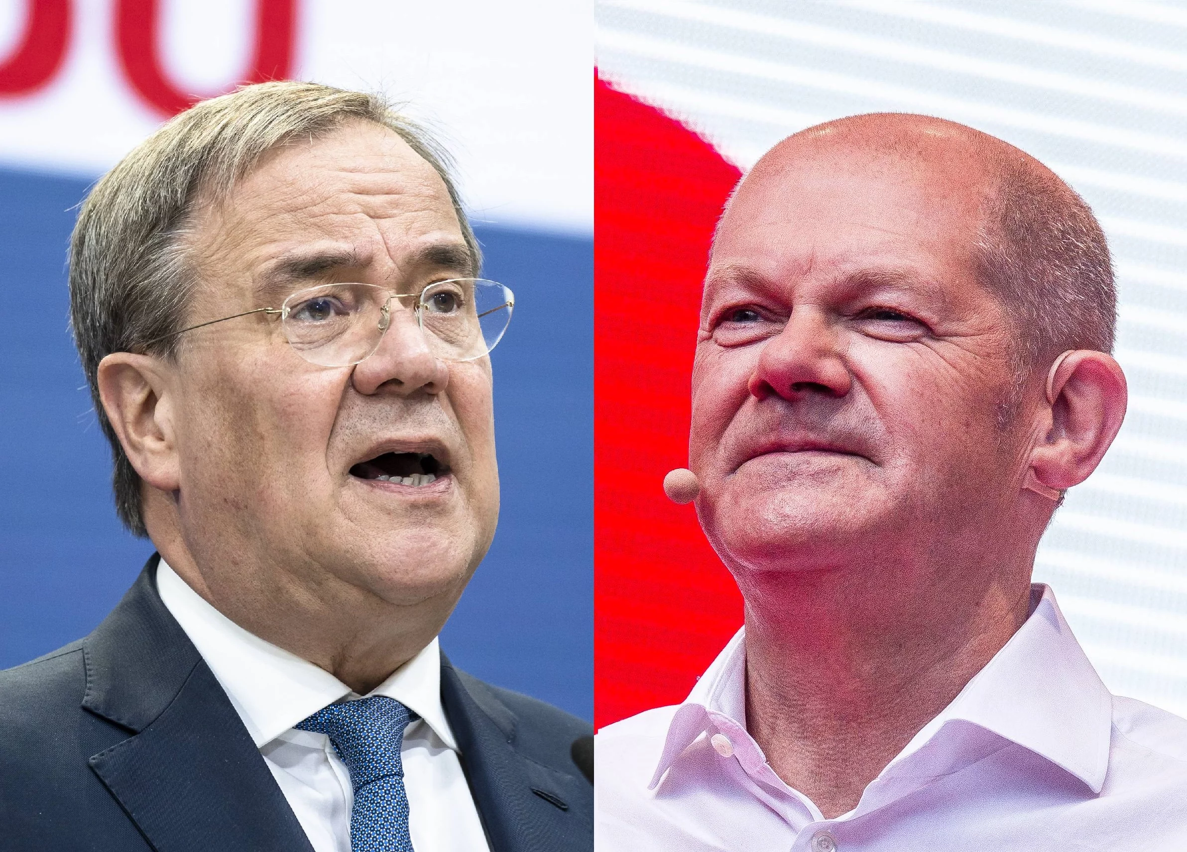 Armin Laschet (CDU) i Olaf Scholz (SPD), główni kandydaci na nowego kanclerza Niemiec