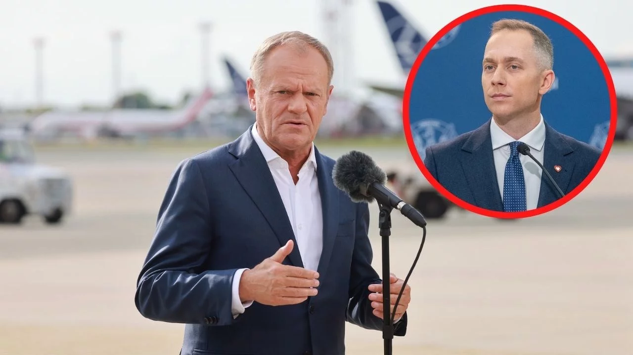 Donald Tusk i Cezary Tomczyk