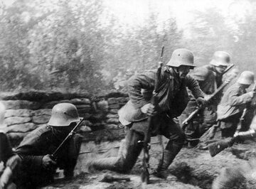 Niemieccy żołnierze podczas pierwszej wojny światowej