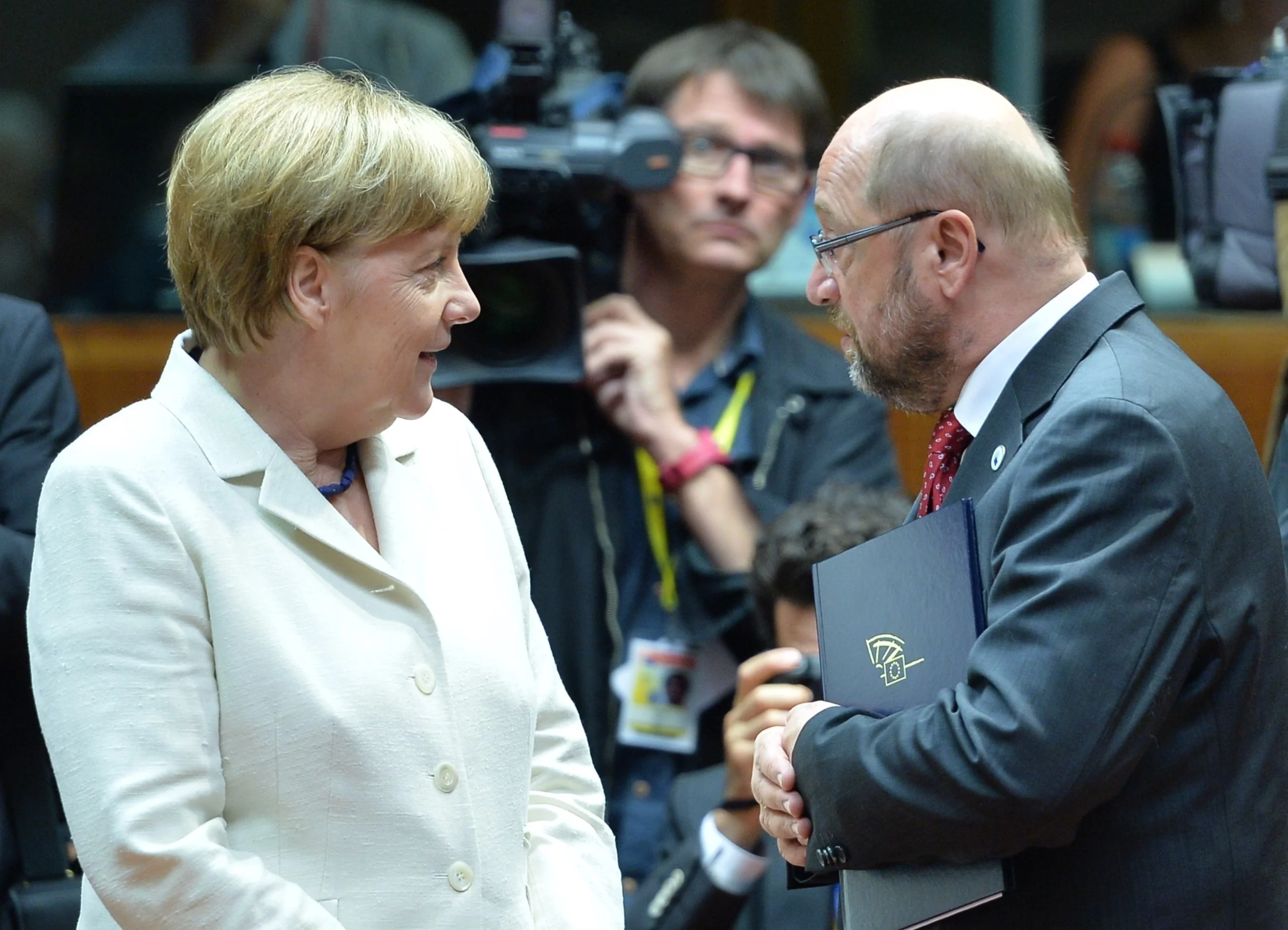 Angela Merkel, Martin Schulz