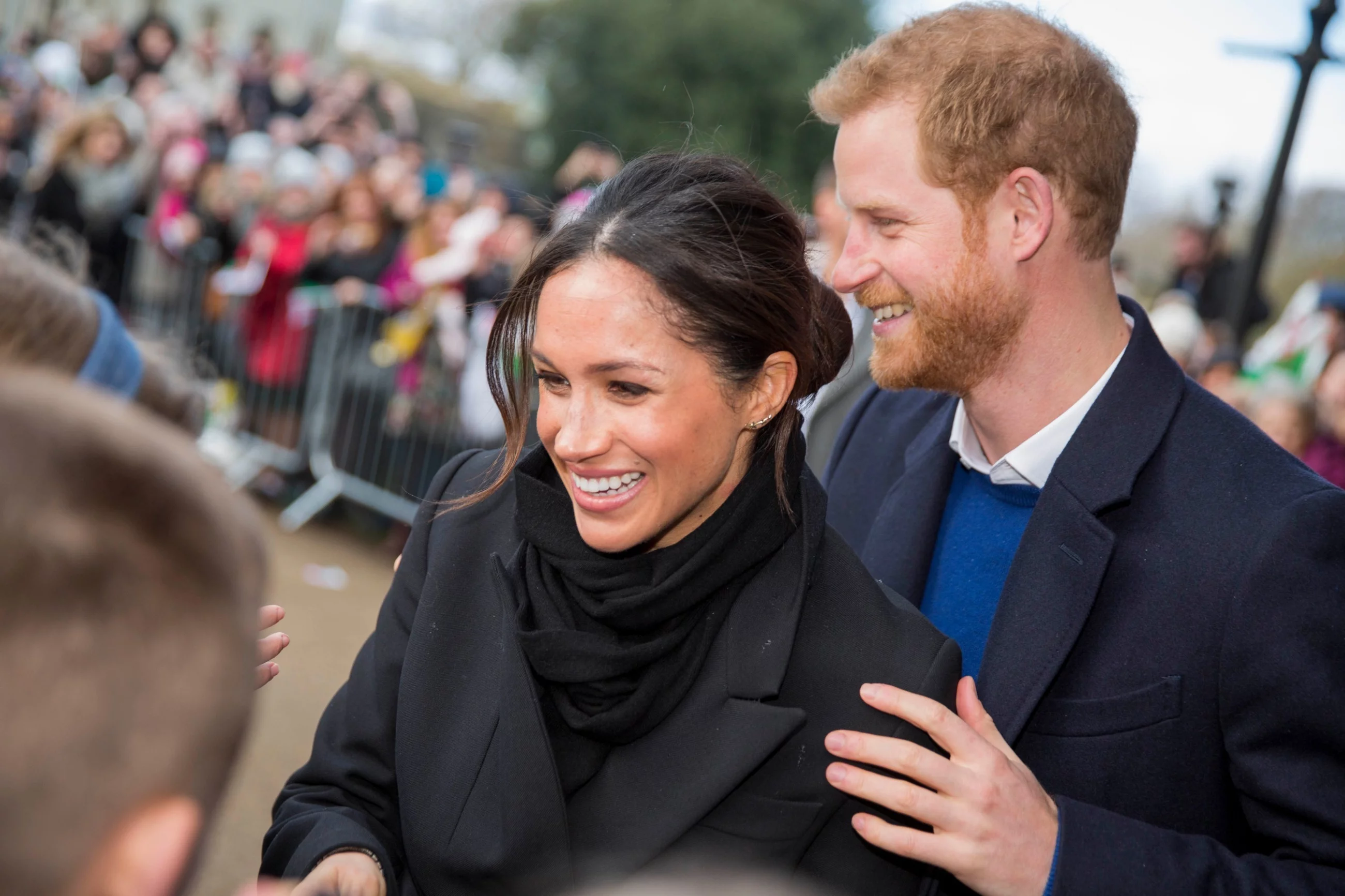 Książę Harry z żoną Meghan Markle