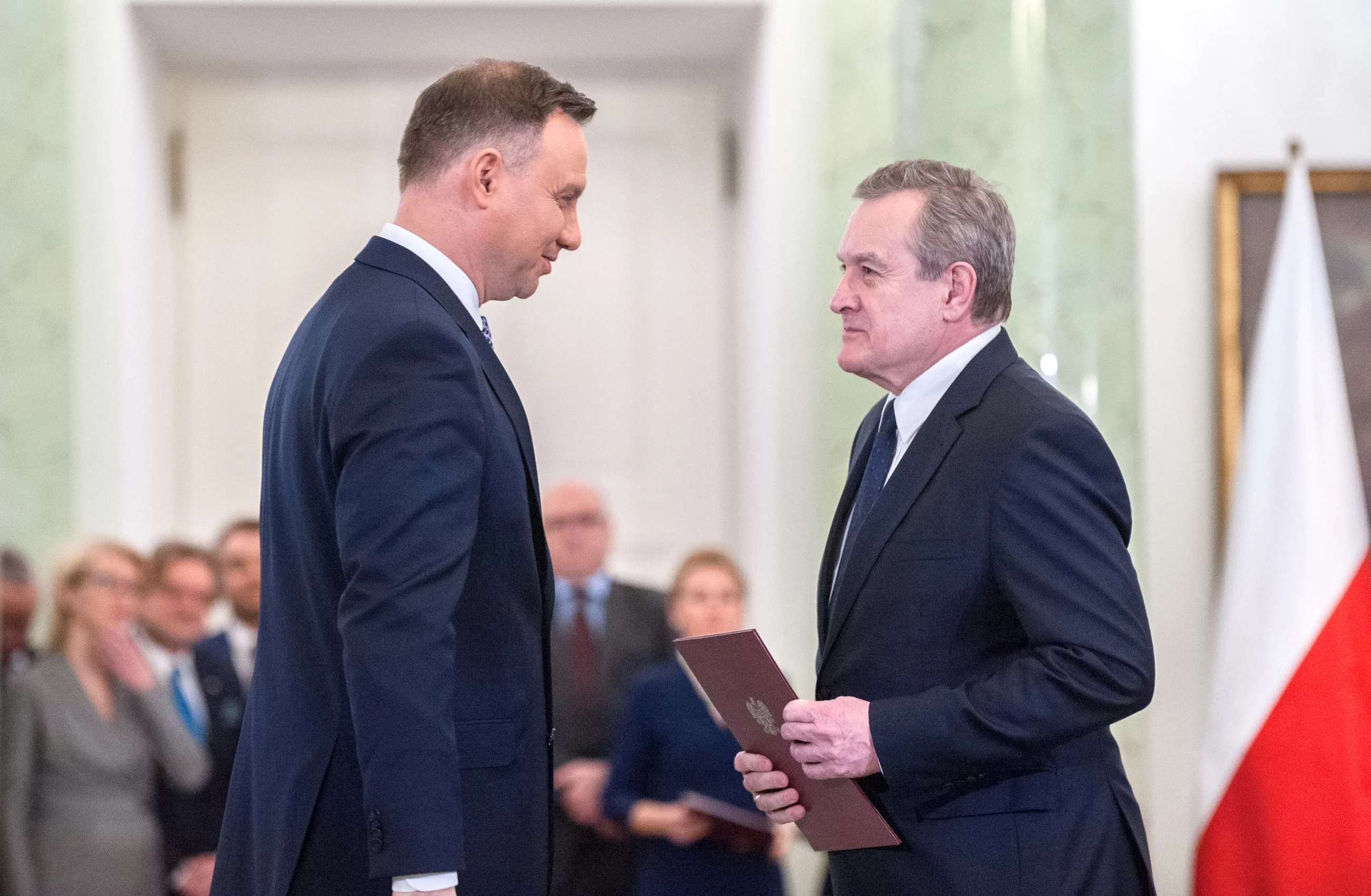 Andrzej Duda i Piotr Gliński