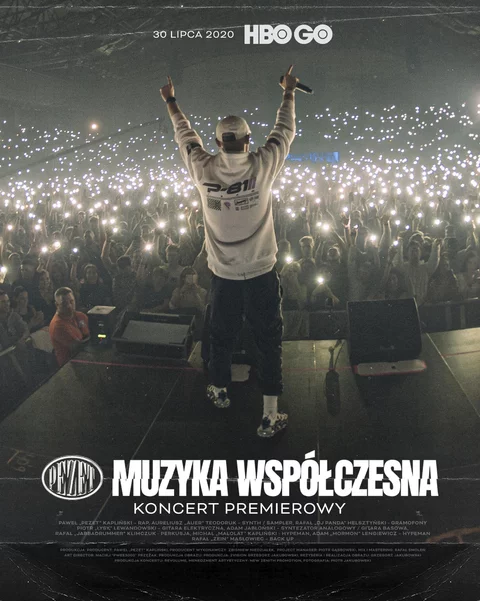 Plakat „Pezet Muzyka Współczesna – koncert premierowy”