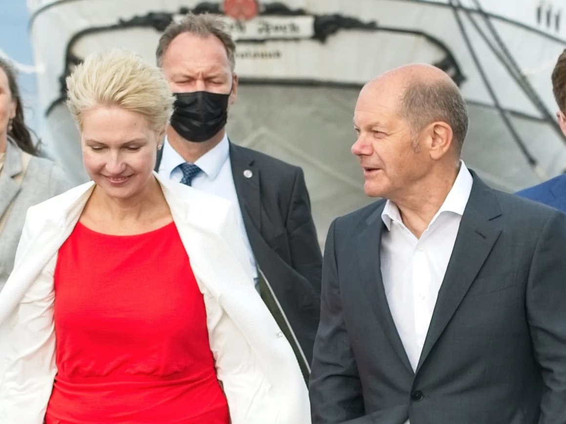 Manuela Schwesig i Olaf Scholz