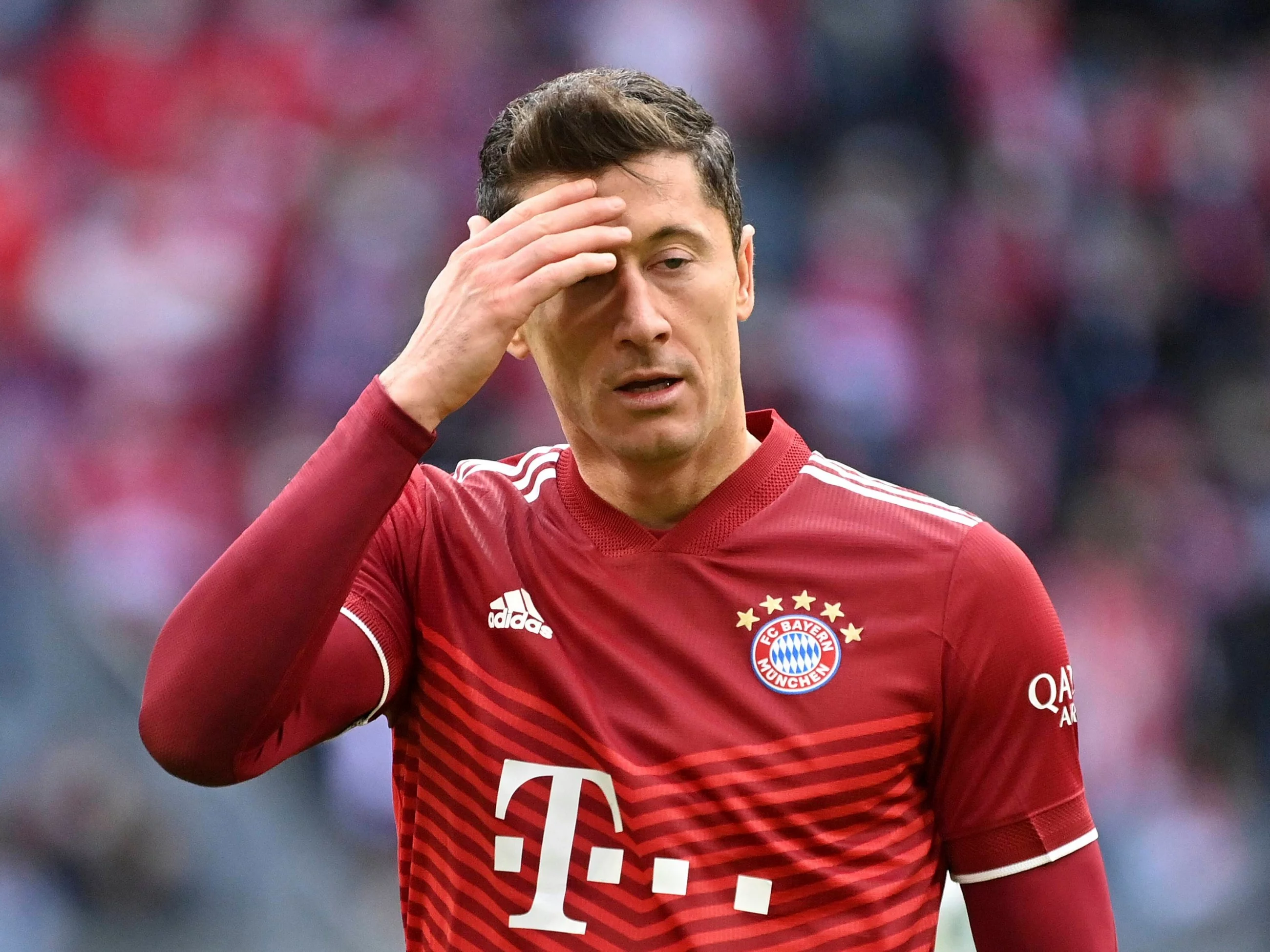 Robert Lewandowski w barwach Bayernu Monachium