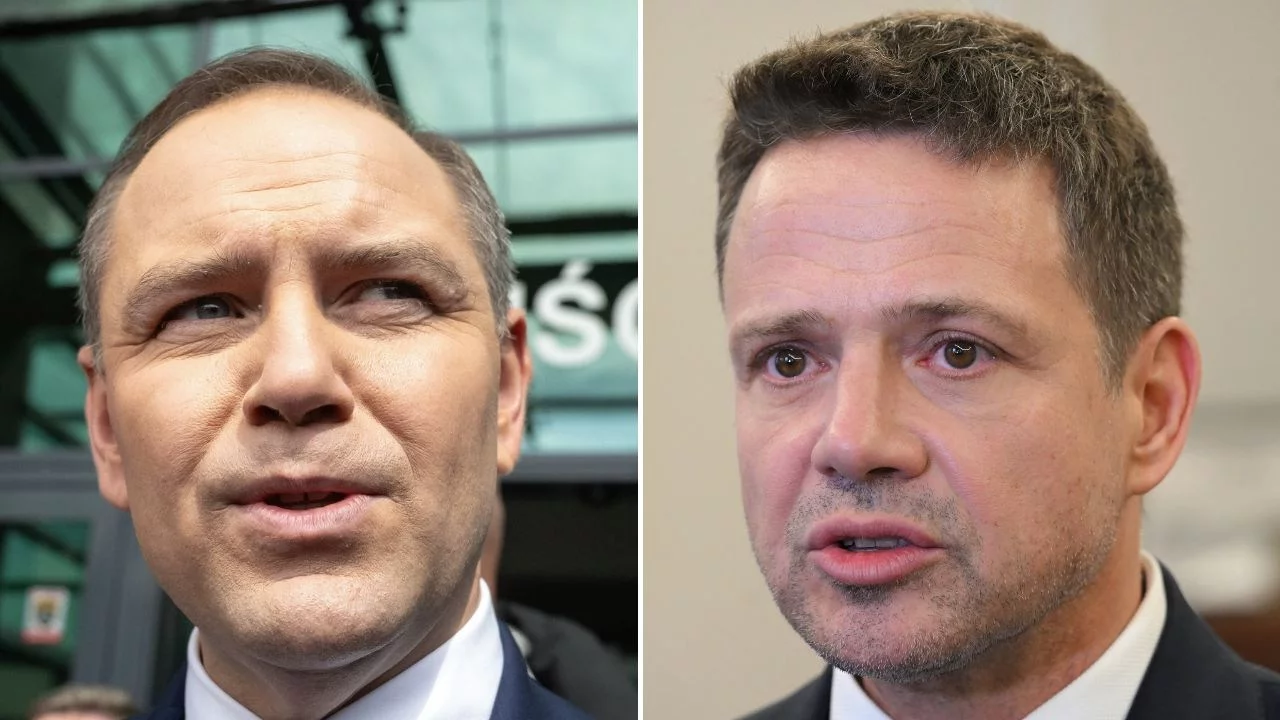 Karol Nawrocki i Rafał Trzaskowski