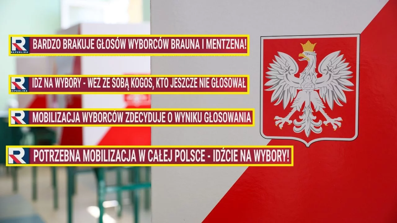 Nietypowe „belki” w TV Republika i TVN24. „Wybiorą wam prezydenta”