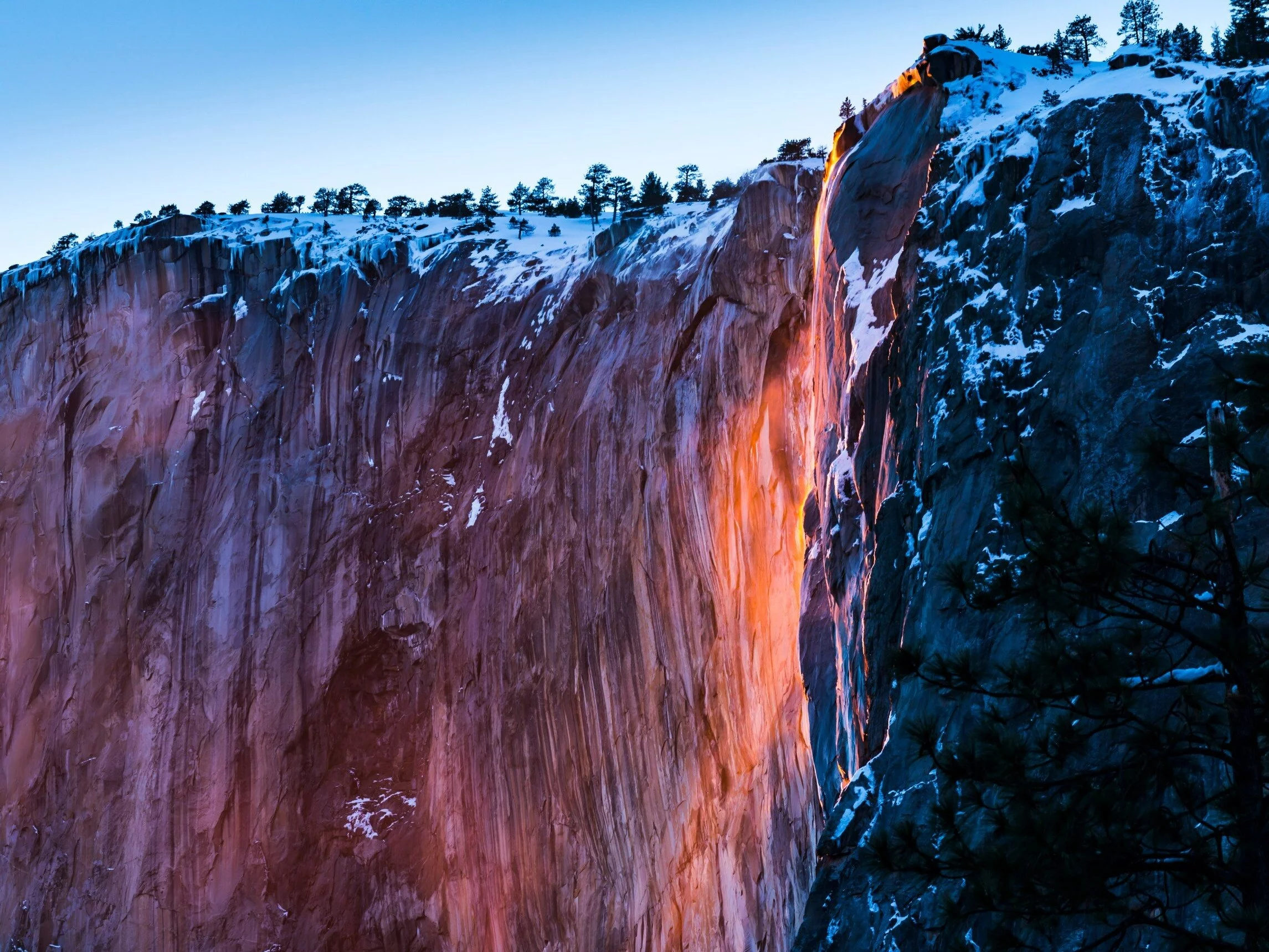 Wodospad w Parku Narodowym Yosemite