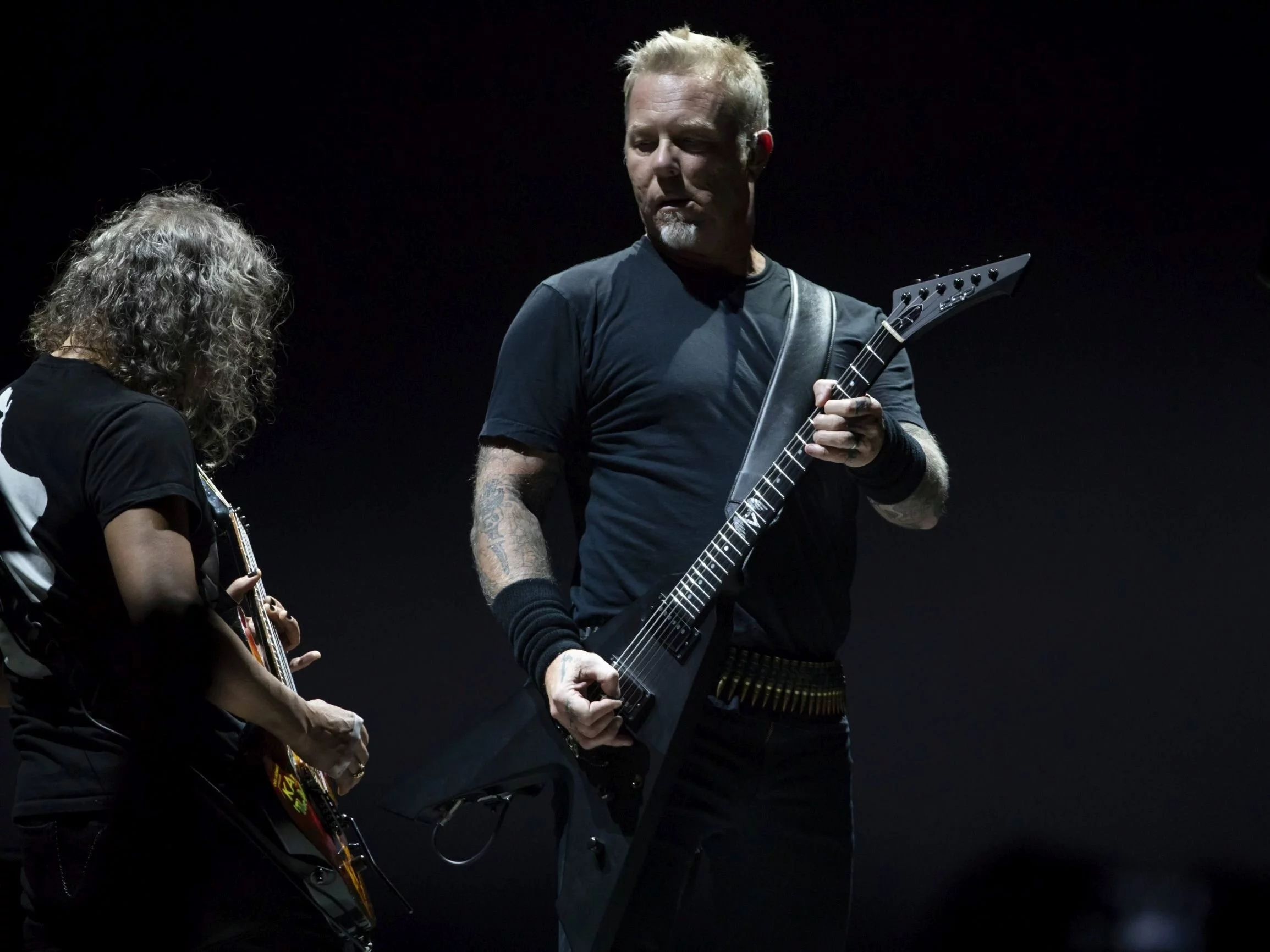 Metallica podczas koncertu w Sztokholmie
