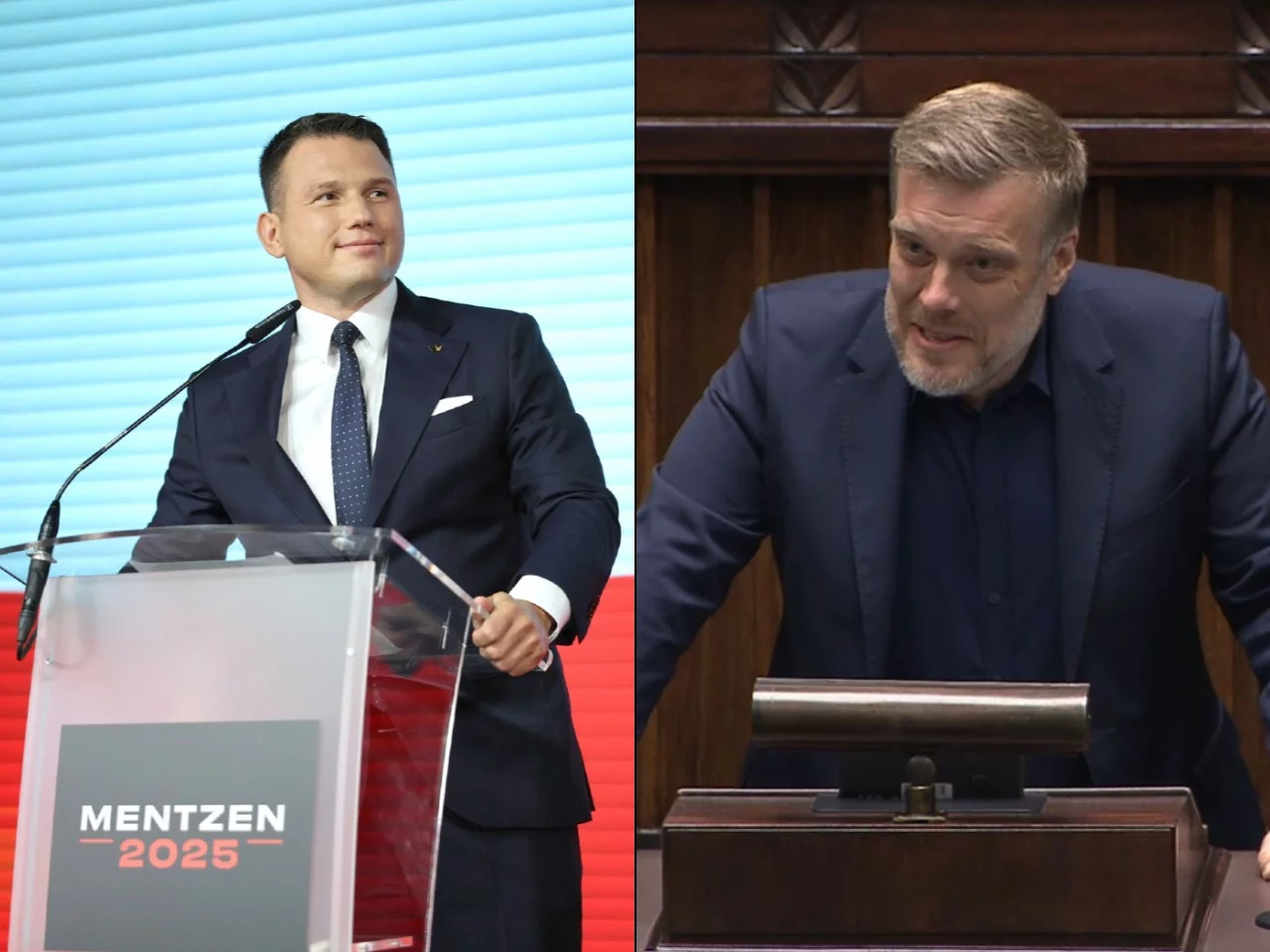 Sławomir Mentzen i Adrian Zandberg
