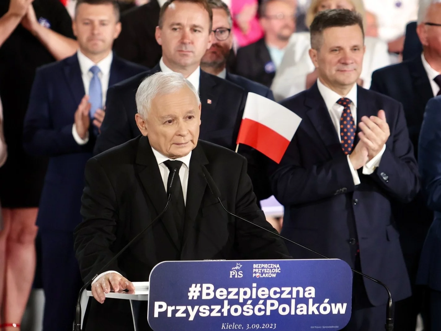 Jarosław Kaczyński w Kielcach