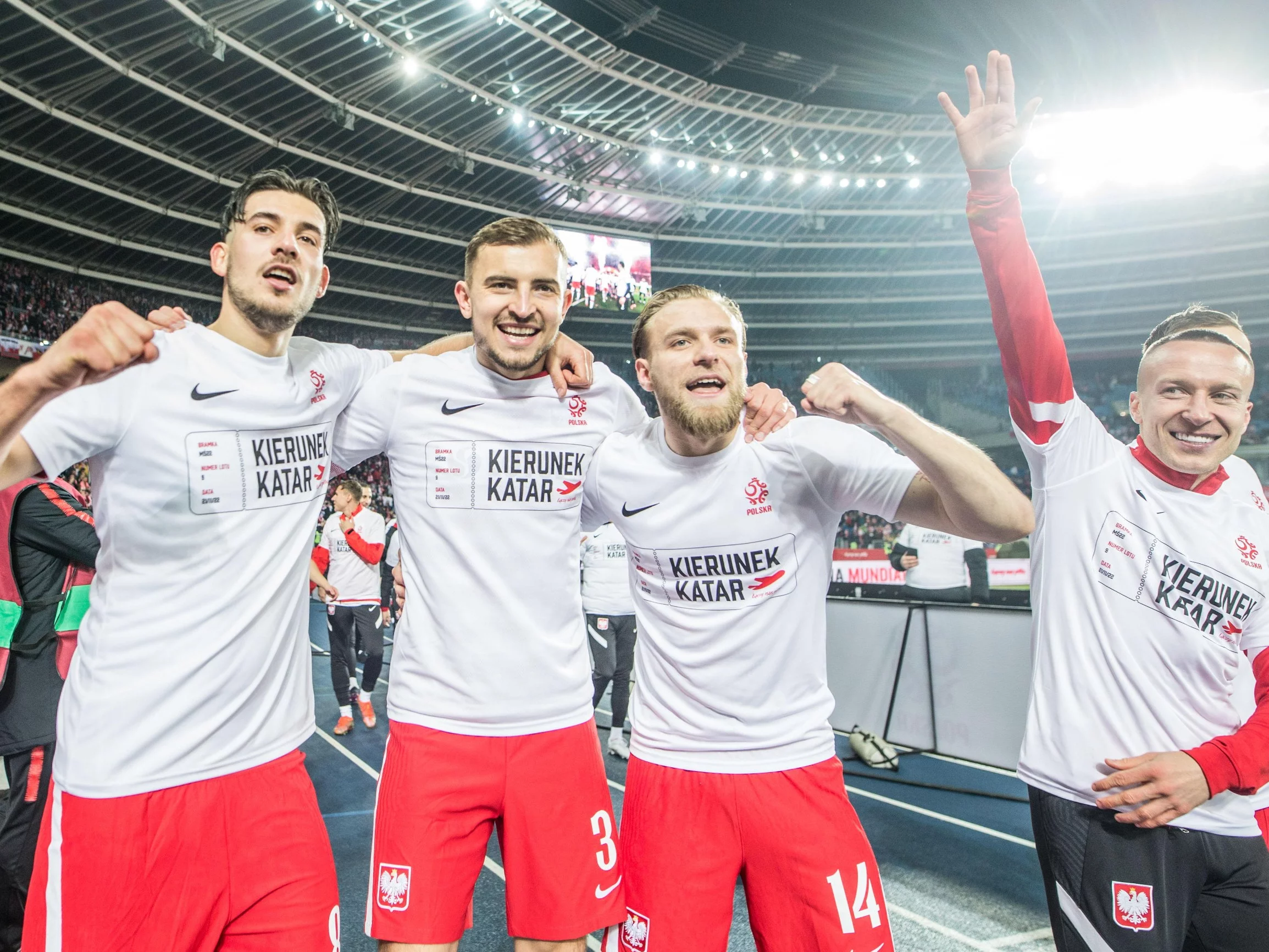 Jakub Moder, Michał Helik, Jacek Góralski, Tymoteusz Puchacz