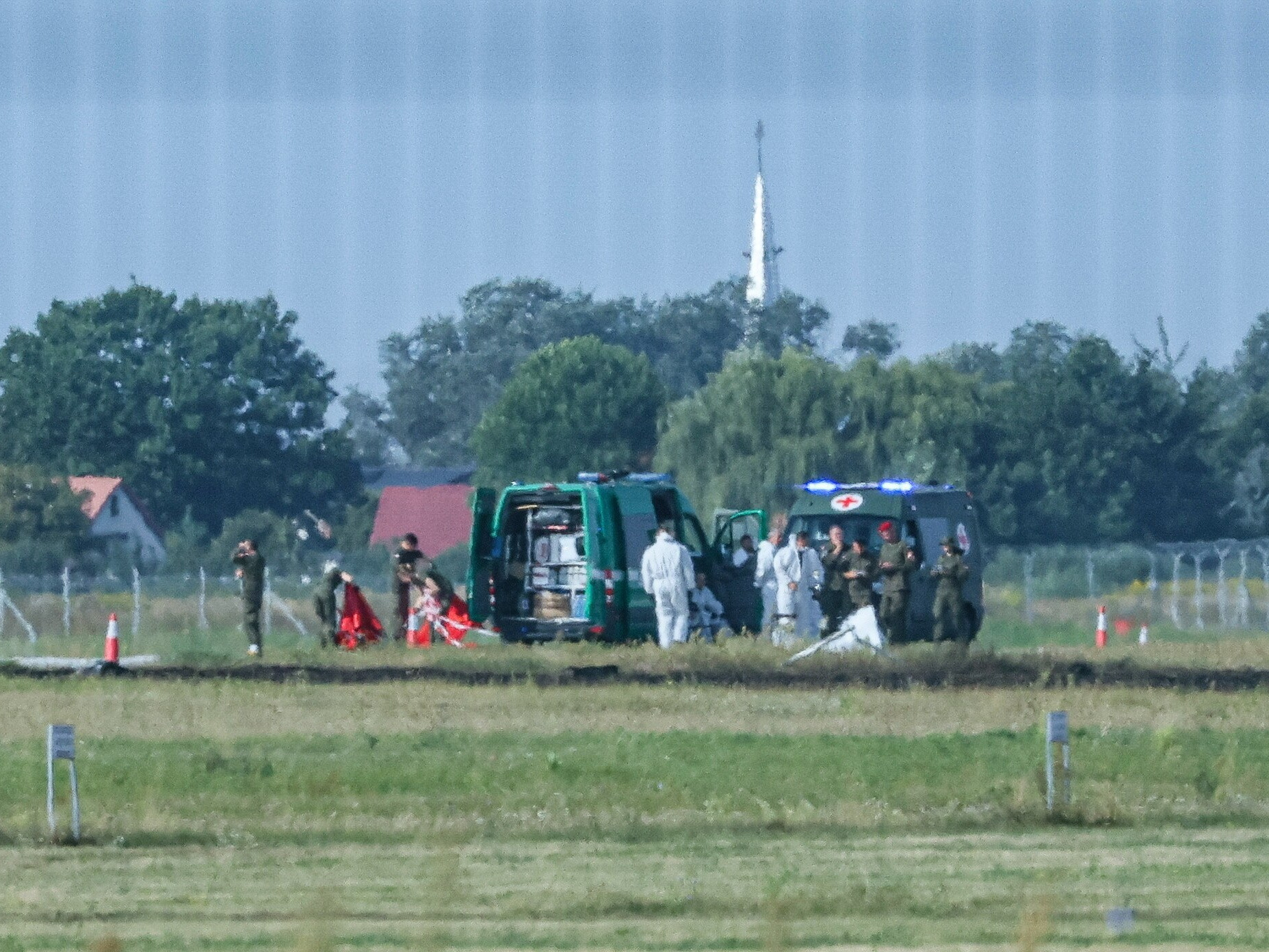 Zdjęcie: Wypadek F-16 w Radomiu: nowa informacja o rozrzuceniu szczątków