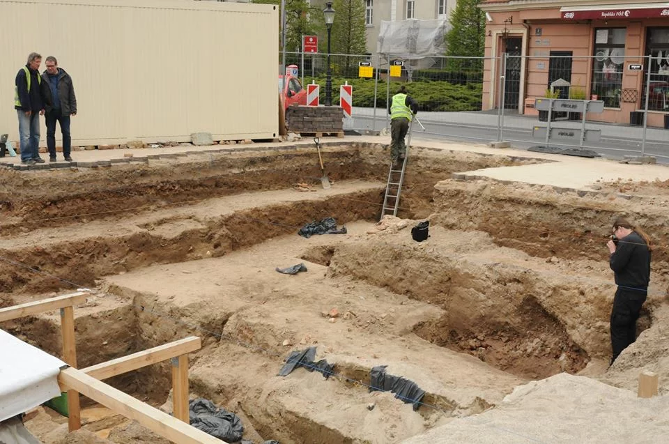 Prace wykopaliskowe w Poznaniu