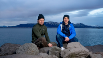 Nikolaj Coster-Waldau i Joe Cole na zdjęciu promocyjnym filmu „Against The Ice”