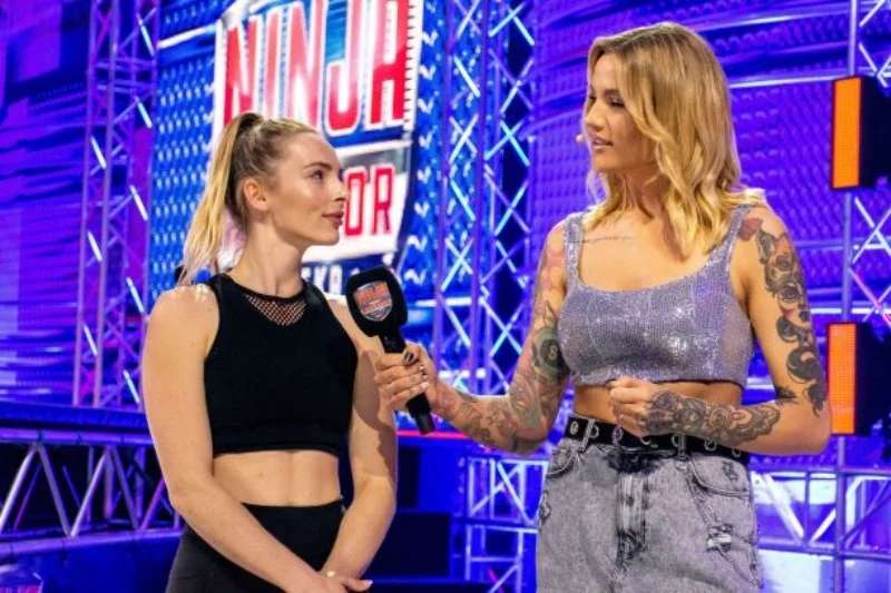 Karolina Gilon na planie Ninja Warrior Polska