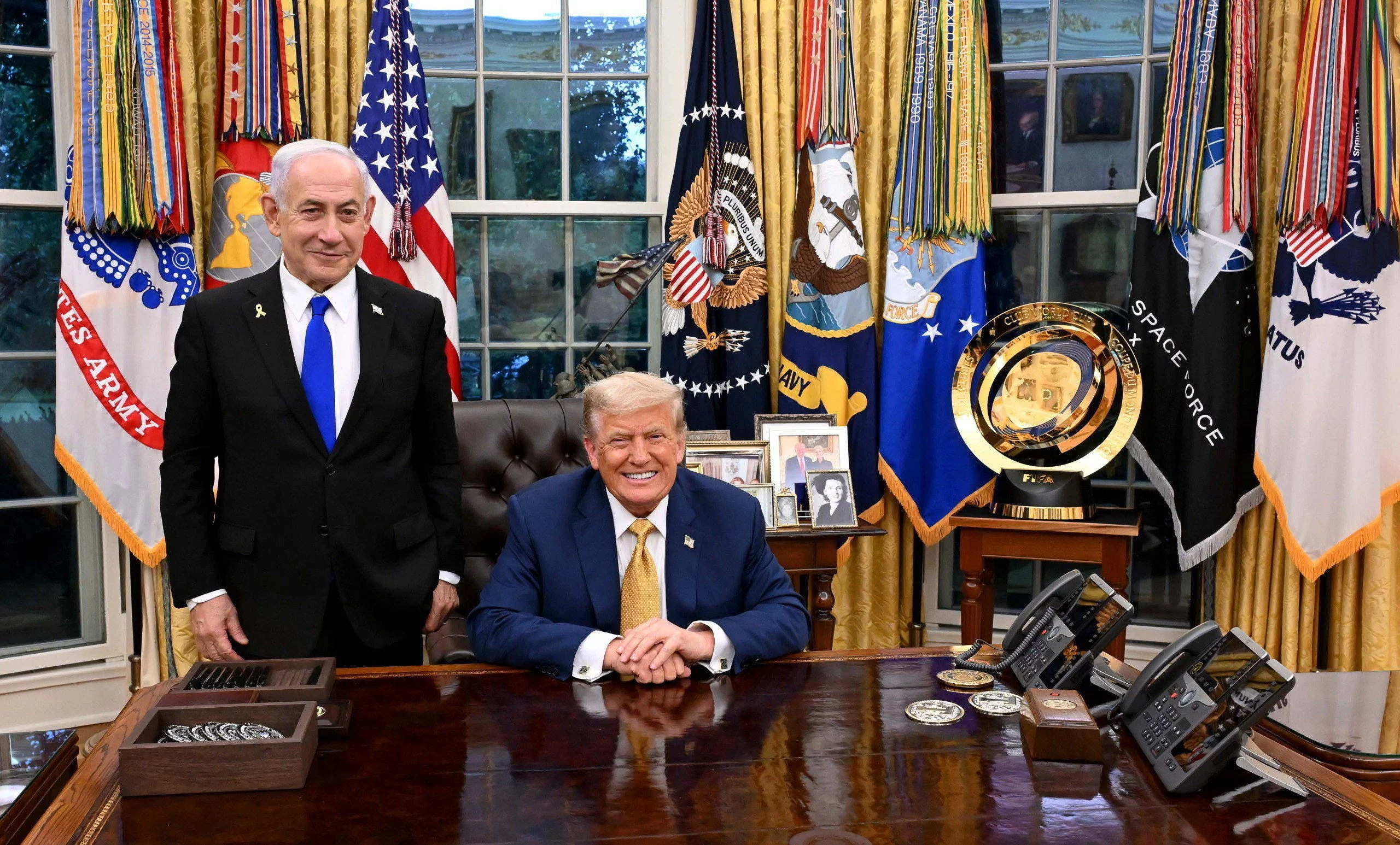 Benjamin Netanjahu i Donald Trump