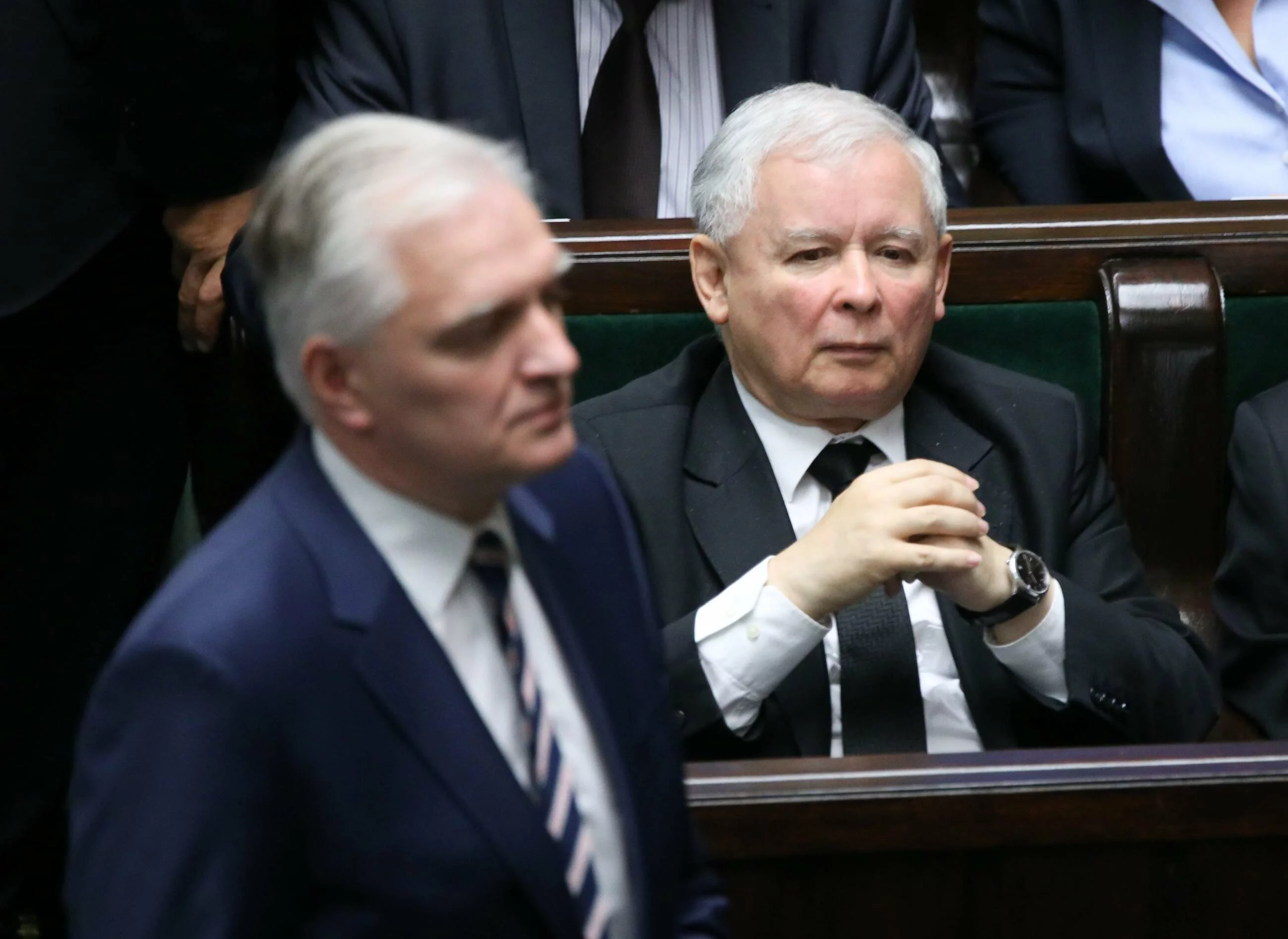 Jarosław Kaczyński i Jarosław Gowin