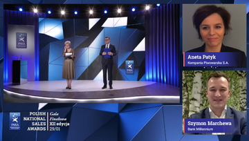 Nominowani w kategorii specjalnej Supersprzedawca –  Aneta Patyk, Kompania Piwowarska S.A., i Szymon Marchewa, Bank Millennium
