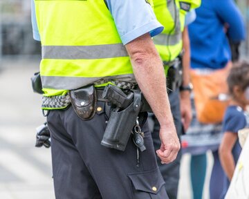 Norweski policjant, zdjęcie ilustracyjne