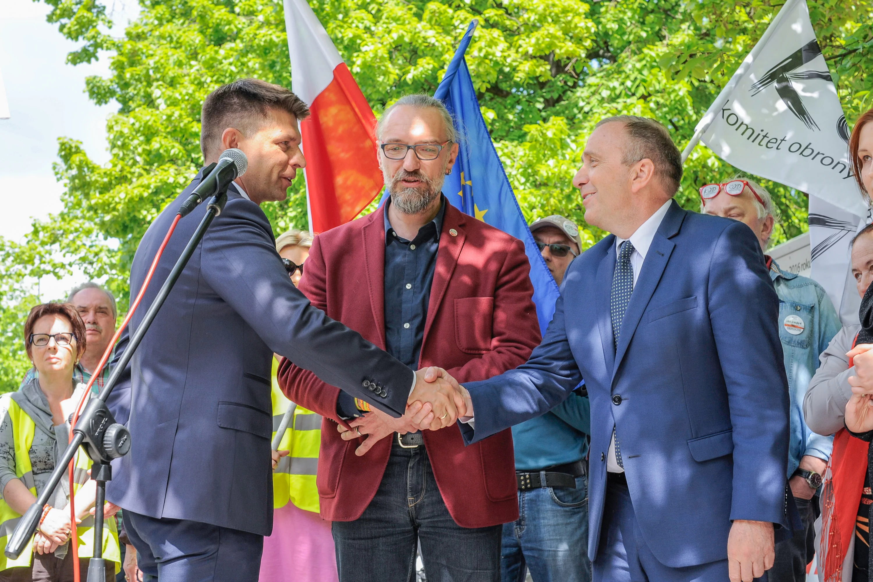 Ryszard Petru, Mateusz Kijowski, Grzegorz Schetyna