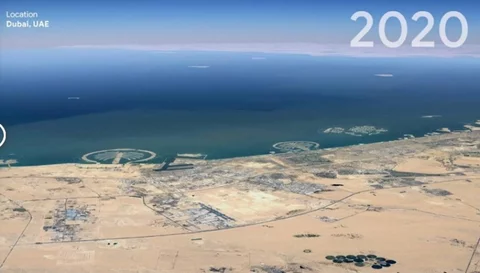 Timelapse w Google Earth